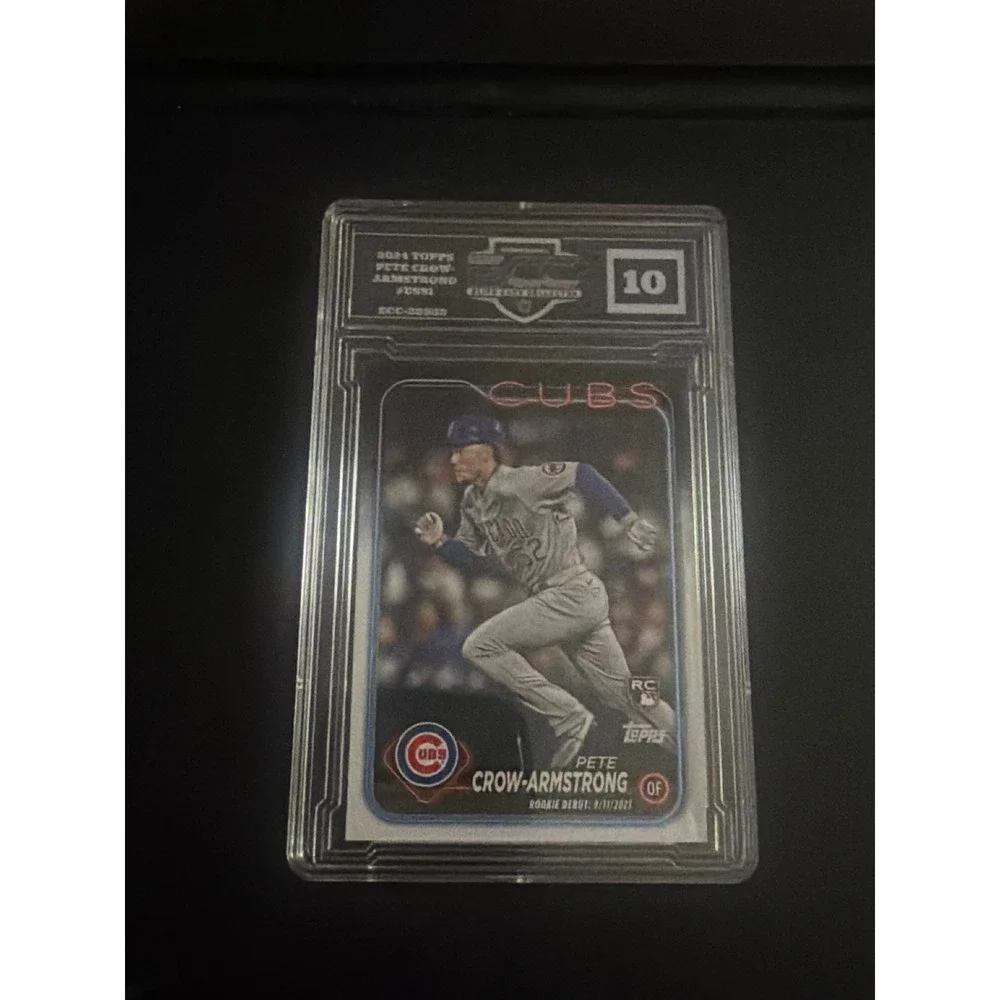 2024 Topps Pete Crow-Armstrong #US91 Chicago Cubs RC Rookie Debut ECC 10